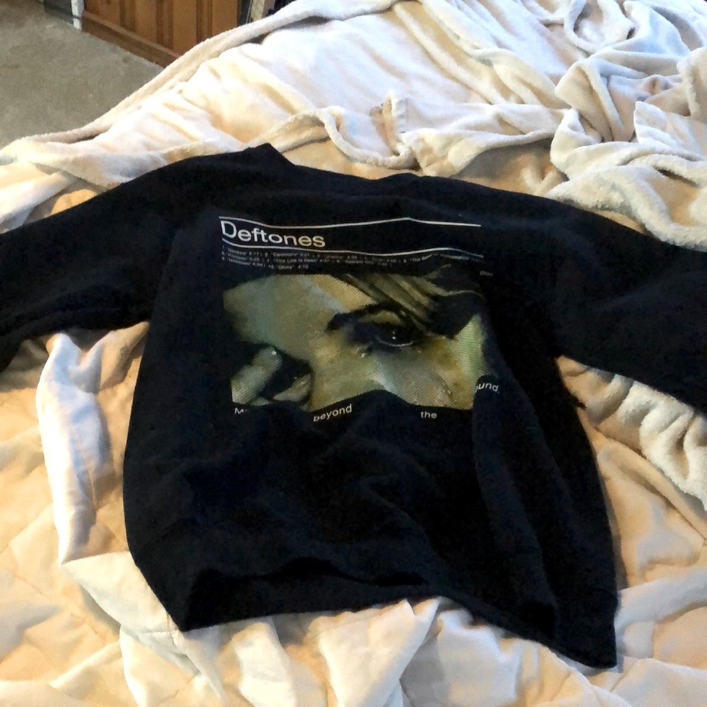 Deftones ohms album cover crew neck hoodie